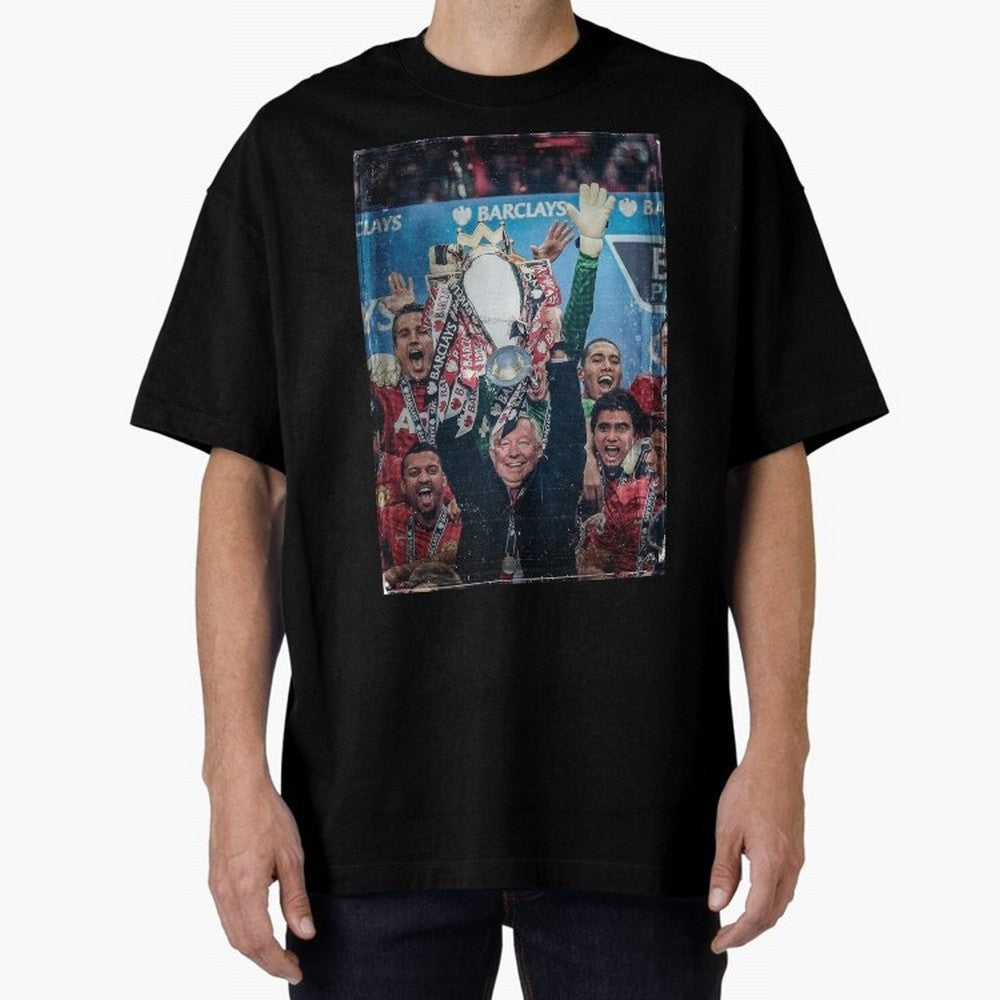 Sir Alex Ferguson Vintage Oversized T-Shirt Feel the Trophy Chase of FIFA World Cup 2026 Group Stage Built around Neymar, Haaland and Cristiano Ronaldo, Argentina Energy, Soccer Culture, Superstar Moments, National Team Dreams and Competitive Fire;