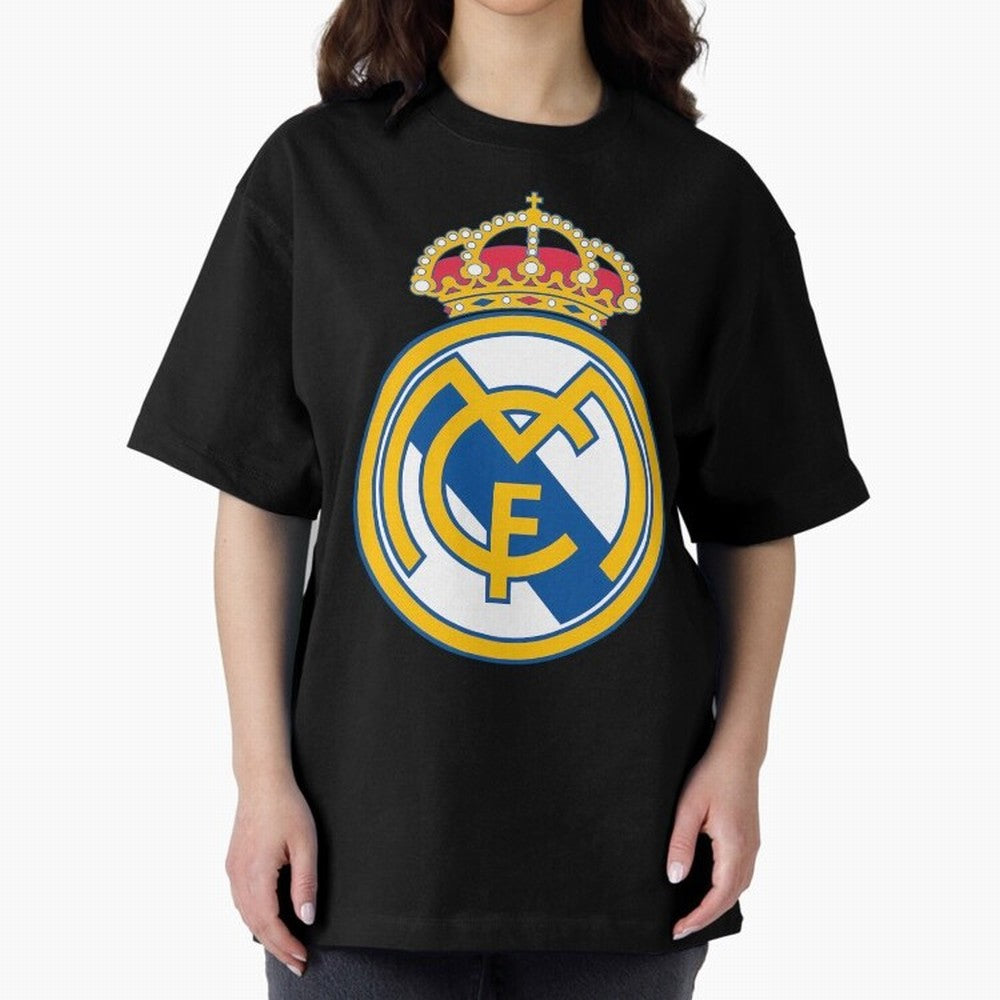 The Madrid CF Oversized T-Shirt Feel the Trophy Chase of Global Football Passion for FIFA World Cup 2026 USA Canada Mexico, Driven by Messi, Neymar and Mbappe, France and Portugal, Goal Celebration Energy, Supporter Heritage, Football Icons and