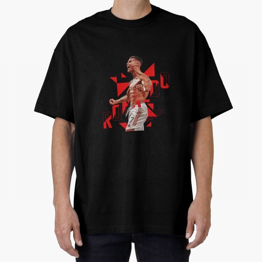 Cristiano Ronaldo Oversized T-Shirt Show Love for Legendary Goals in FIFA World Cup 2026 for Fans of Mbappe and Portugal, Spain and Germany, Bringing Football History, Final Match Energy, Crowd Noise and Once in a Lifetime Moments; Created for