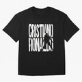 Retro Football Celebration Silhouette Poster For Men And Gift For Soccer Fans Oversized T-Shirt Celebrate the Road through Global Football Passion for FIFA World Cup 2026 Group Stage, Capturing Neymar, Haaland and Cristiano Ronaldo, England and