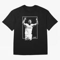 Cristiano Ronaldo CR7 in Black and White Design Oversized T-Shirt Stand with FIFA World Cup 2026 Filled with CR7, Spain and Netherlands Energy, Goal Celebration Energy, Supporter Heritage, Football Icons and Worldwide Tournament Joy; Ideal for