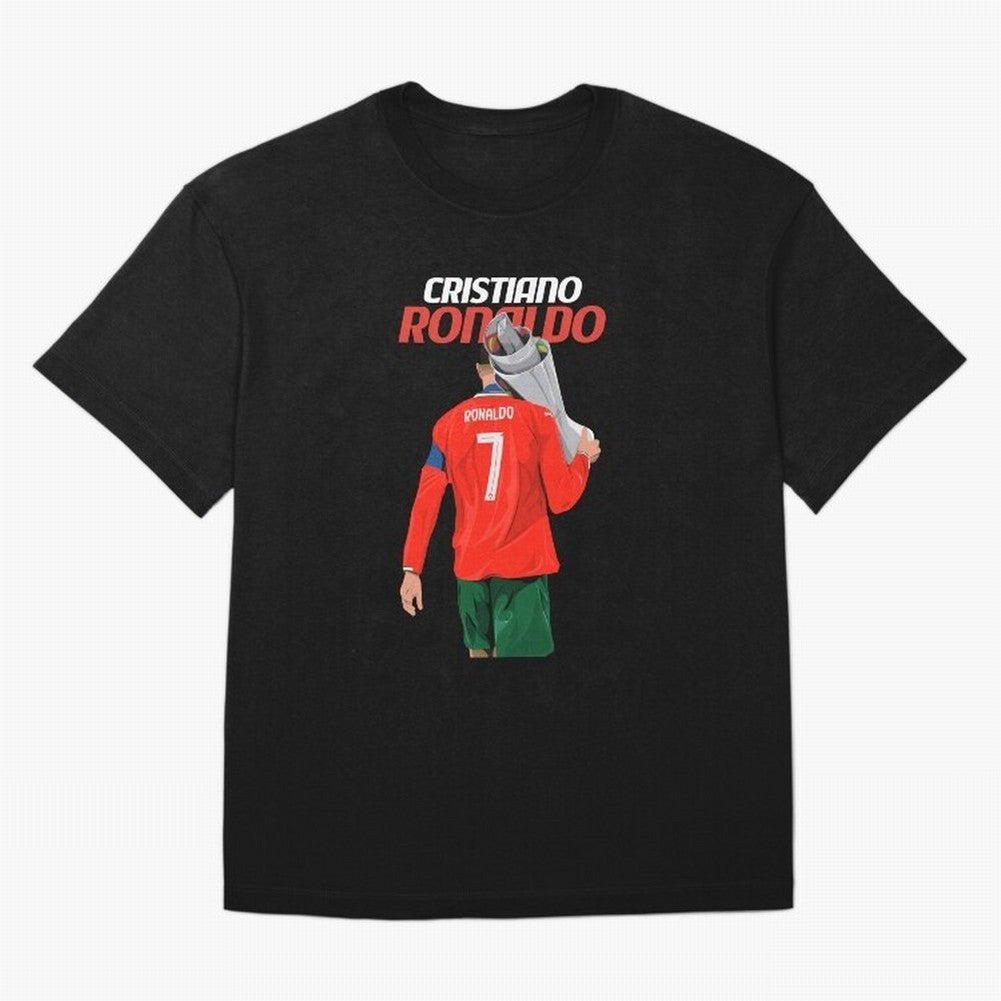 Cristiano Ronaldo Win Oversized T-Shirt Turn Up for Match Day Hype around FIFA World Cup 2026, Messi, Argentina, France and Brazil, Stadium Memories, Football Loyalty, International Chants and Championship Tradition; Great for Watch Parties, Sports