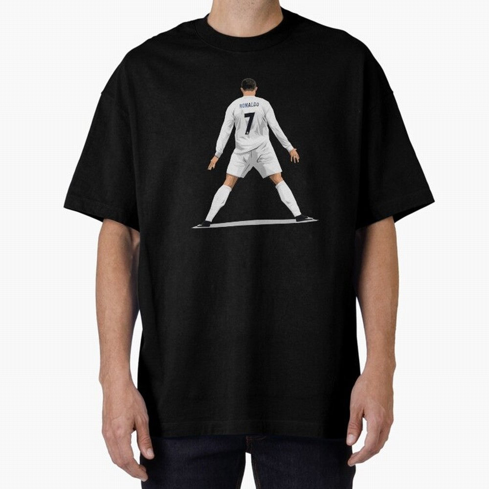 Cristiano Ronaldo Oversized T-Shirt Remember Iconic Moments from Match Day Hype around FIFA World Cup 2026 USA Canada Mexico, Neymar, Haaland and Cristiano Ronaldo, Argentina, France and Brazil, Classic Soccer Heritage, Championship Pressure, Fan