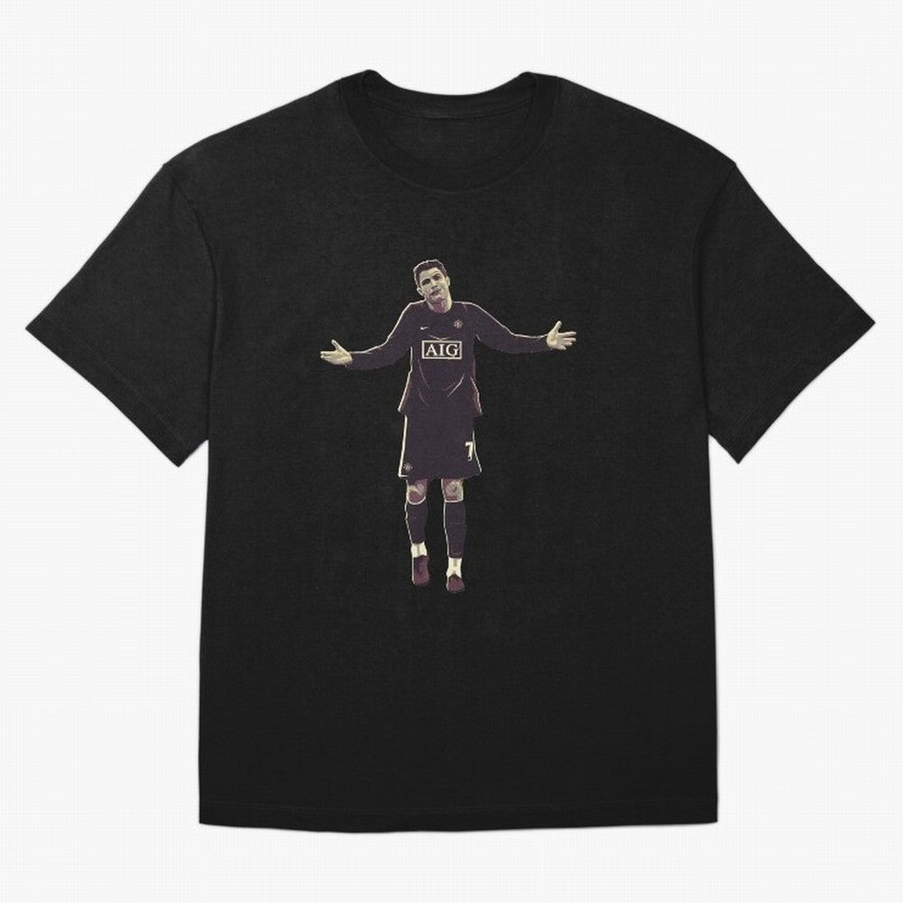 Cristiano Ronaldo Oversized T-Shirt Celebrate Soccer Greatness during FIFA World Cup 2026 Group Stage Spirit, Built around Portugal, Spain and Germany, Cristiano Ronaldo, Retro Football Energy, Iconic Rivalries, Trophy Chase Drama and Stadium