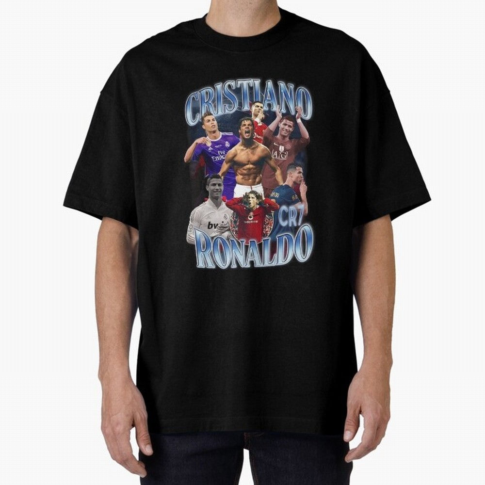 CR7 Oversized T-Shirt Represent Fans Who Live for FIFA World Cup 2026 USA Canada Mexico Driven by Messi, CR7 and Mbappe, England and Germany Energy, Sports Nostalgia, International Competition, Famous Players and Unforgettable Victories; Perfect