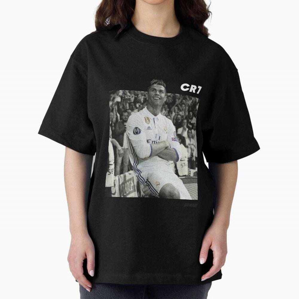 Cristiano Ronaldo | MR. CHAMPIONS LEAGUE Oversized T-Shirt Celebrate Soccer Greatness during FIFA World Cup 2026 Group Stage Featuring Cristiano Ronaldo, France Energy, Champion Mindset, Group Stage Buzz, Knockout Tension and Passionate Fan