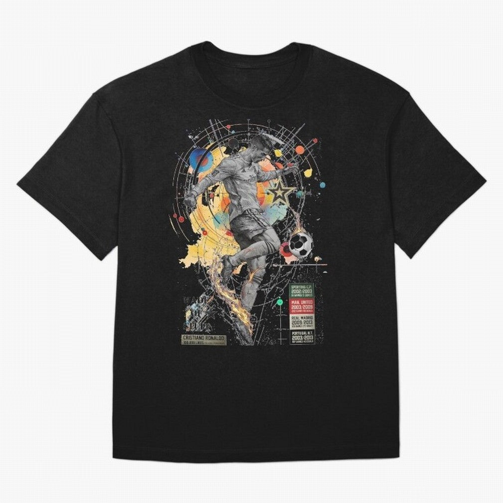 Cristiano Ronaldo Football Playmaker Oversized T-Shirt Step into Match Day Hype around FIFA World Cup 2026 Group Stage, Cristiano Ronaldo, Haaland and CR7, Netherlands, Football History, Final Match Energy, Crowd Noise and Once in a Lifetime