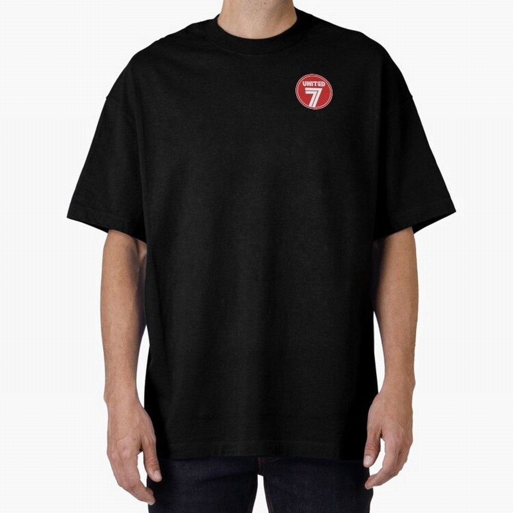 United 7 Manchester United Magnificent Sevens Oversized T-Shirt Celebrate Football Heritage in FIFA World Cup 2026 Group Stage for Fans of Cristiano Ronaldo, Haaland and CR7 and Argentina, France and Brazil, Bringing Championship Spirit, Famous