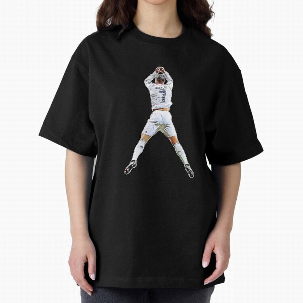Siuuuu Oversized T-Shirt Bring Global Tournament Vibes to Match Day Hype around FIFA World Cup 2026, Messi and Cristiano Ronaldo, France and Portugal, Match Day Excitement, Supporter Culture, Golden Goals and Global Football Passion; Ideal for Fans