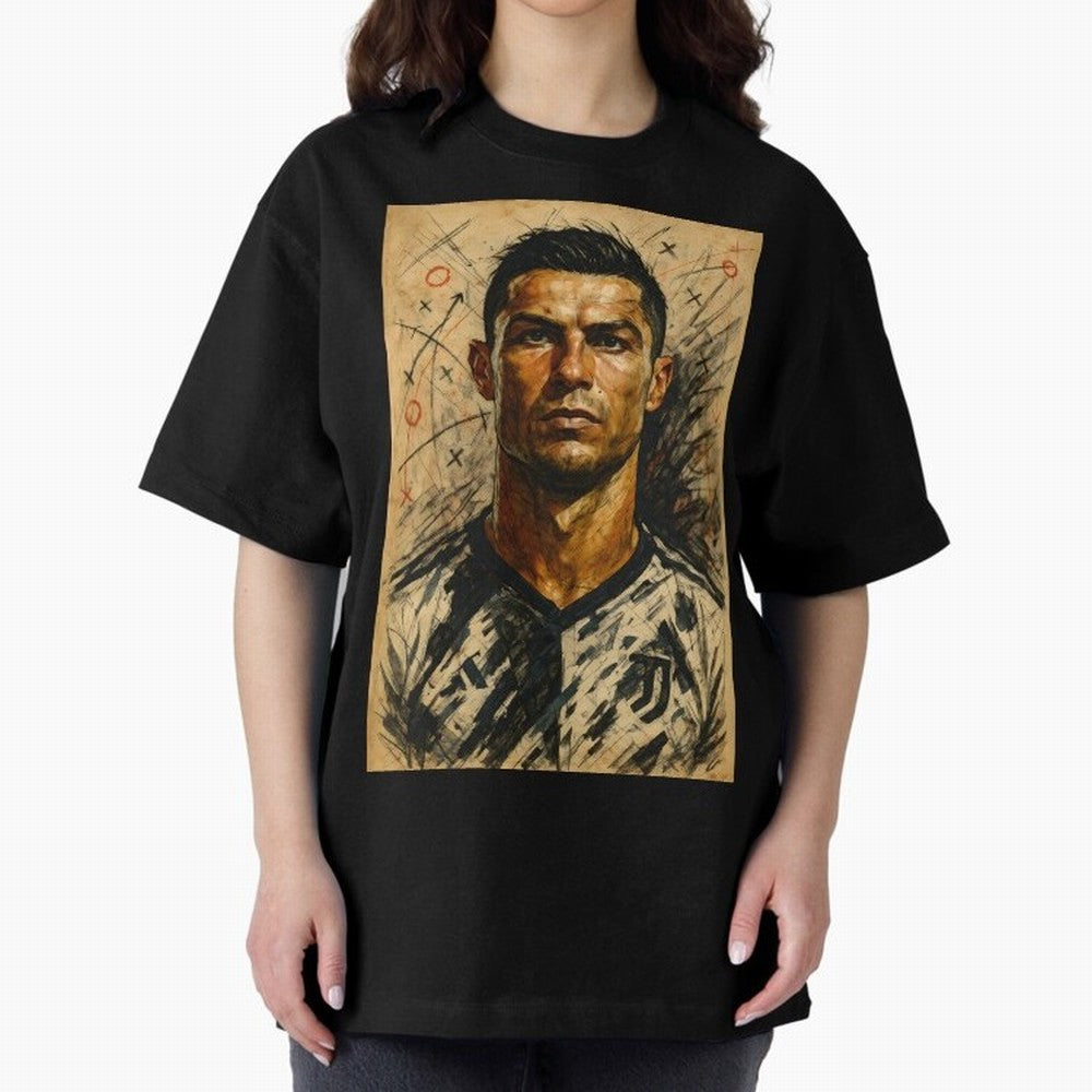 The Architect of Victory Oversized T-Shirt Make Every Kick Count in FIFA World Cup 2026 Group Stage Made for Cristiano Ronaldo, Netherlands Energy, Global Supporter Spirit, Legendary Goals, National Colors and Tournament Celebration; Ideal for