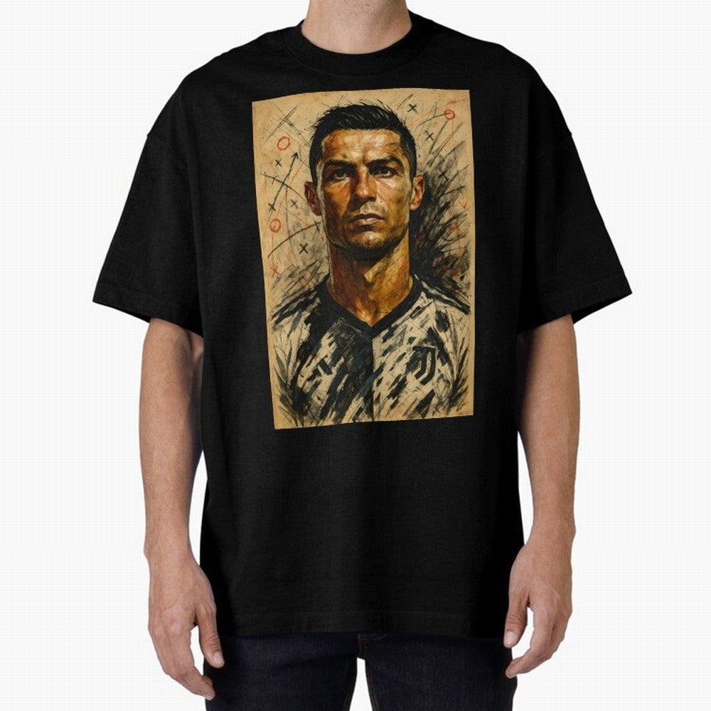 The Architect of Victory Oversized T-Shirt Make Every Kick Count in FIFA World Cup 2026 Group Stage Made for Cristiano Ronaldo, Netherlands Energy, Global Supporter Spirit, Legendary Goals, National Colors and Tournament Celebration; Ideal for