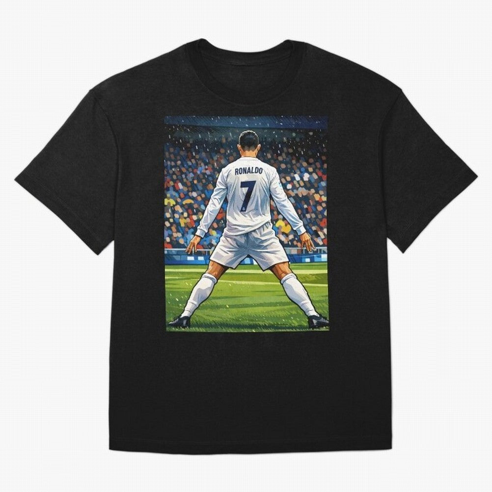 CR7 Oversized T-Shirt Feel the Trophy Chase of Global Football Passion for FIFA World Cup 2026 Group Stage, Inspired by Cristiano Ronaldo, France, Football History, Final Match Energy, Crowd Noise and Once in a Lifetime Moments; Made for Die Hard