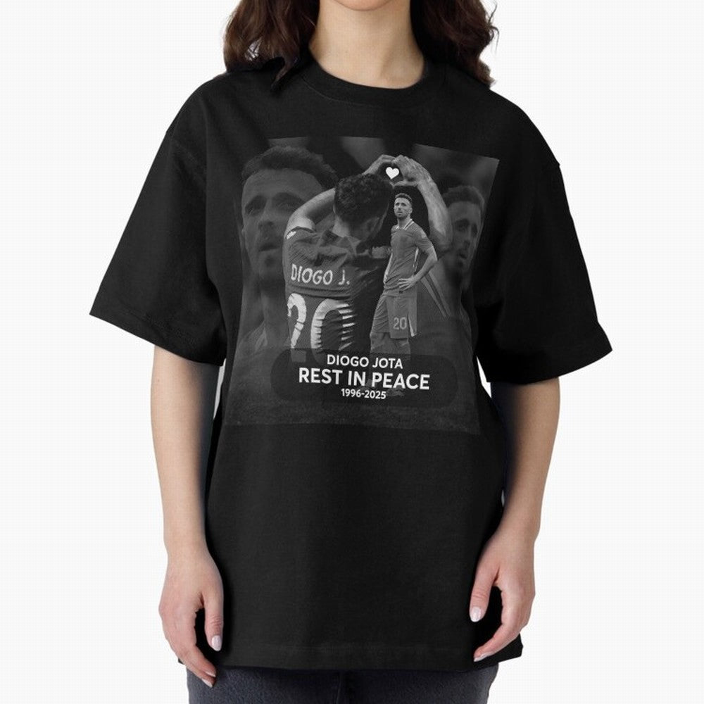 Diogo Jota rest in peace Oversized T-Shirt Enjoy the Biggest Football Party of Match Day Hype around FIFA World Cup 2026 Group Stage, Neymar, Netherlands, Goal Celebration Energy, Supporter Heritage, Football Icons and Worldwide Tournament Joy;