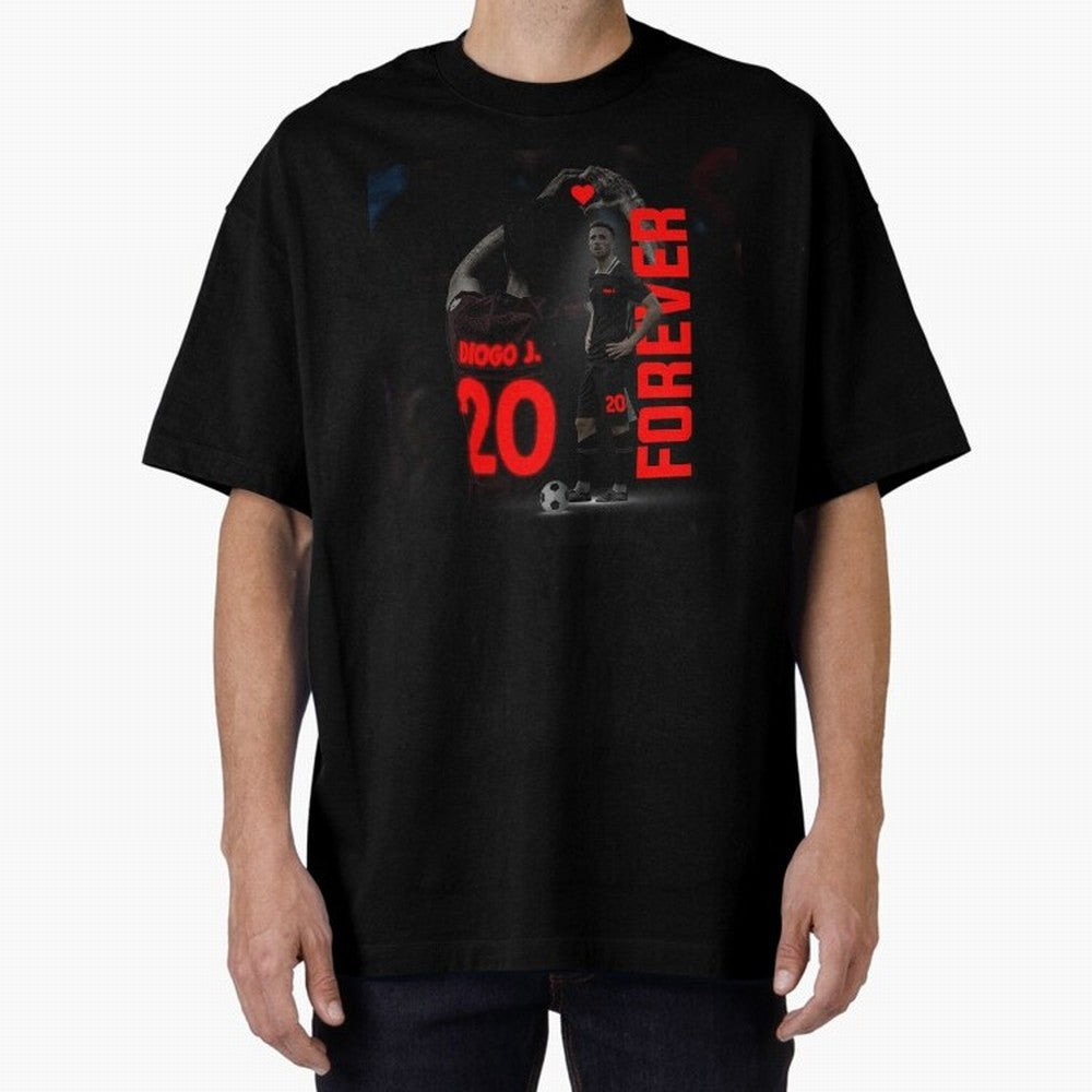 Diogo jota forever Oversized T-Shirt Capture the FIFA World Cup 2026 Group Stage Journey through Messi Highlights, Spain and Netherlands Pride, Sports Nostalgia, International Competition, Famous Players and Unforgettable Victories; Great for