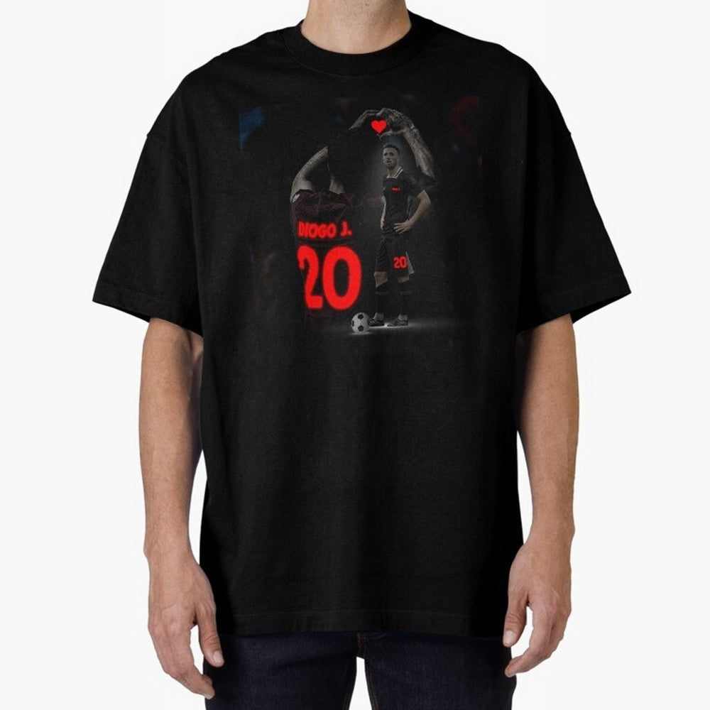 Diogo Jota poster Oversized T-Shirt Mark FIFA World Cup 2026 USA Canada Mexico Inspired by Messi, Neymar and Mbappe, Argentina, France and Brazil Energy, Supporter Pride, Iconic Celebrations, Legendary Names and Global Match Day Energy; Ideal for