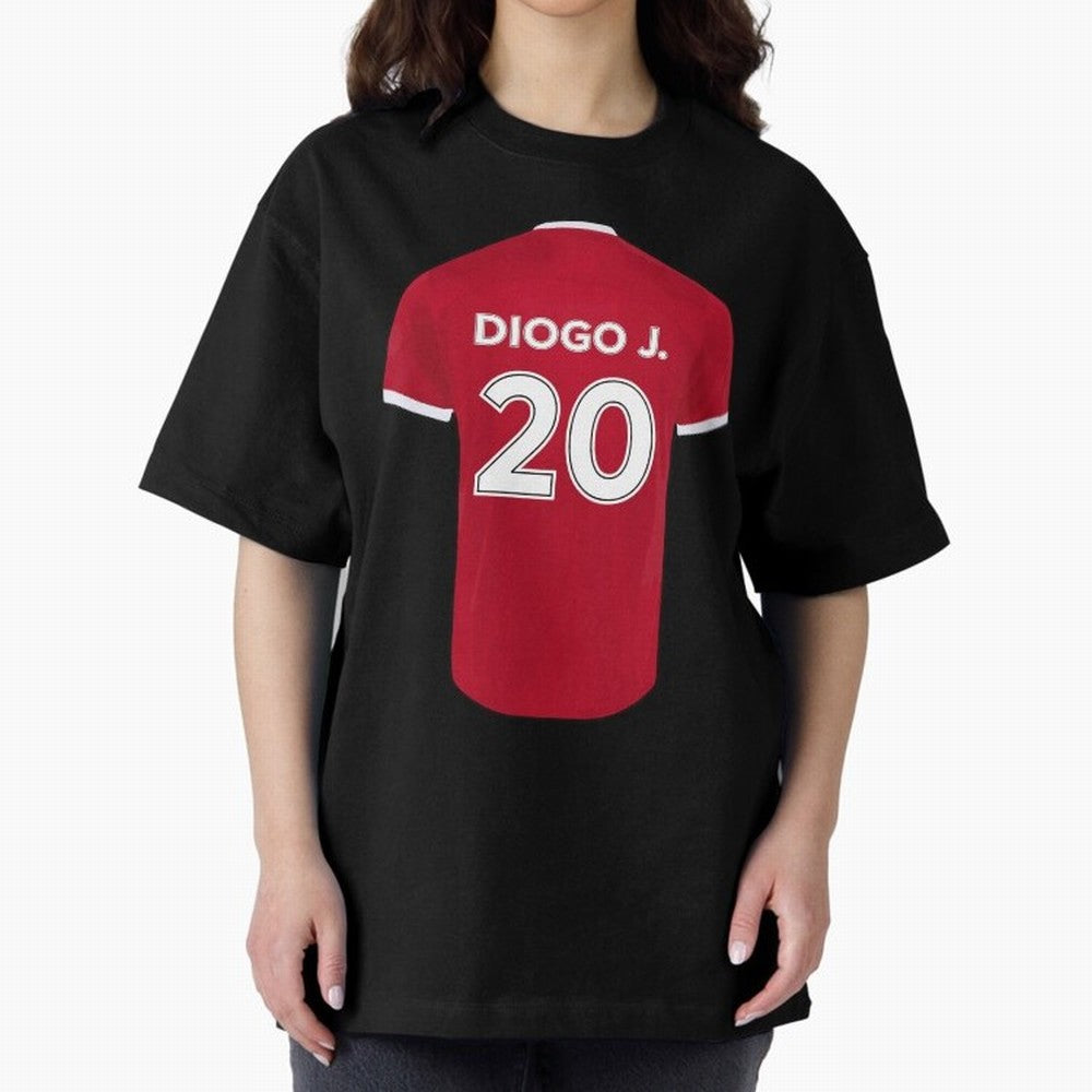 Diogo Jota jersey Oversized T-Shirt Honor the Football Icons of Match Day Hype around FIFA World Cup 2026 USA Canada Mexico, Messi and Cristiano Ronaldo, Argentina, Classic Soccer Heritage, Championship Pressure, Fan Loyalty and International
