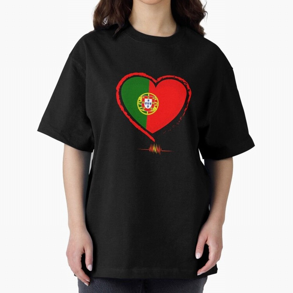 Porto Wine Gang, #PortoPunk #SeaAndSaudade #WavesOfHistory Oversized T-Shirt Feel International Energy from FIFA World Cup 2026 USA Canada Mexico Spirit, Centered on Portugal, Spain and Germany, Messi, CR7 and Mbappe, Game Day Rituals, Football