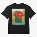 Our Love for Portugal Will never fade Oversized T-Shirt Relive the Noise and Pride of FIFA World Cup 2026 for Fans of Messi and Cristiano Ronaldo and Argentina and Brazil, Bringing Vintage Soccer Flavor, Modern Football Stars, National Flags and
