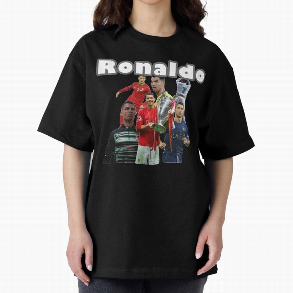 Cristiano Ronaldo Oversized T-Shirt Bring Stadium Energy to the FIFA World Cup 2026 USA Canada Mexico Journey through Neymar Highlights, England Pride, Game Day Rituals, Football Legends, Country Pride and the Road to the Final; Ideal for Fans Who