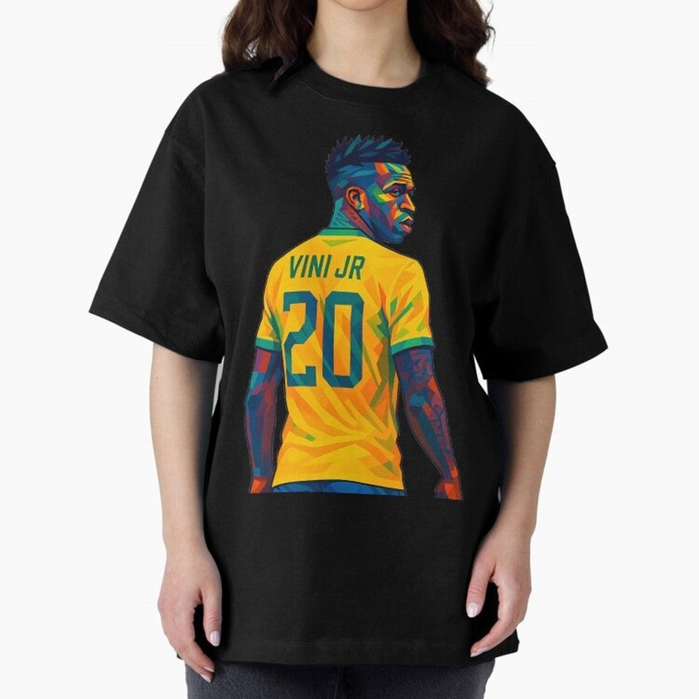 Vini Jr. Oversized T-Shirt Fuel the Hype around the FIFA World Cup 2026 Journey through Haaland Highlights, England Pride, Sports Nostalgia, International Competition, Famous Players and Unforgettable Victories; Built for Supporters Chasing Trophy