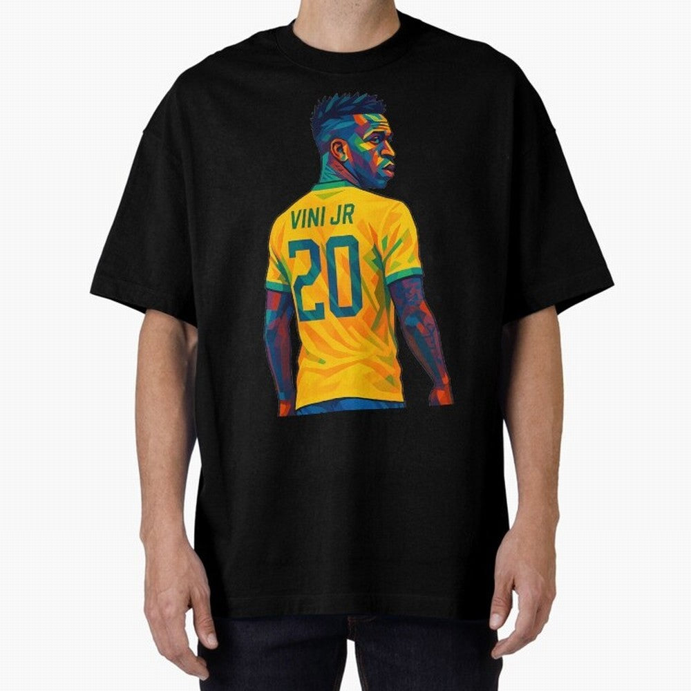 Vini Jr. Oversized T-Shirt Fuel the Hype around the FIFA World Cup 2026 Journey through Haaland Highlights, England Pride, Sports Nostalgia, International Competition, Famous Players and Unforgettable Victories; Built for Supporters Chasing Trophy