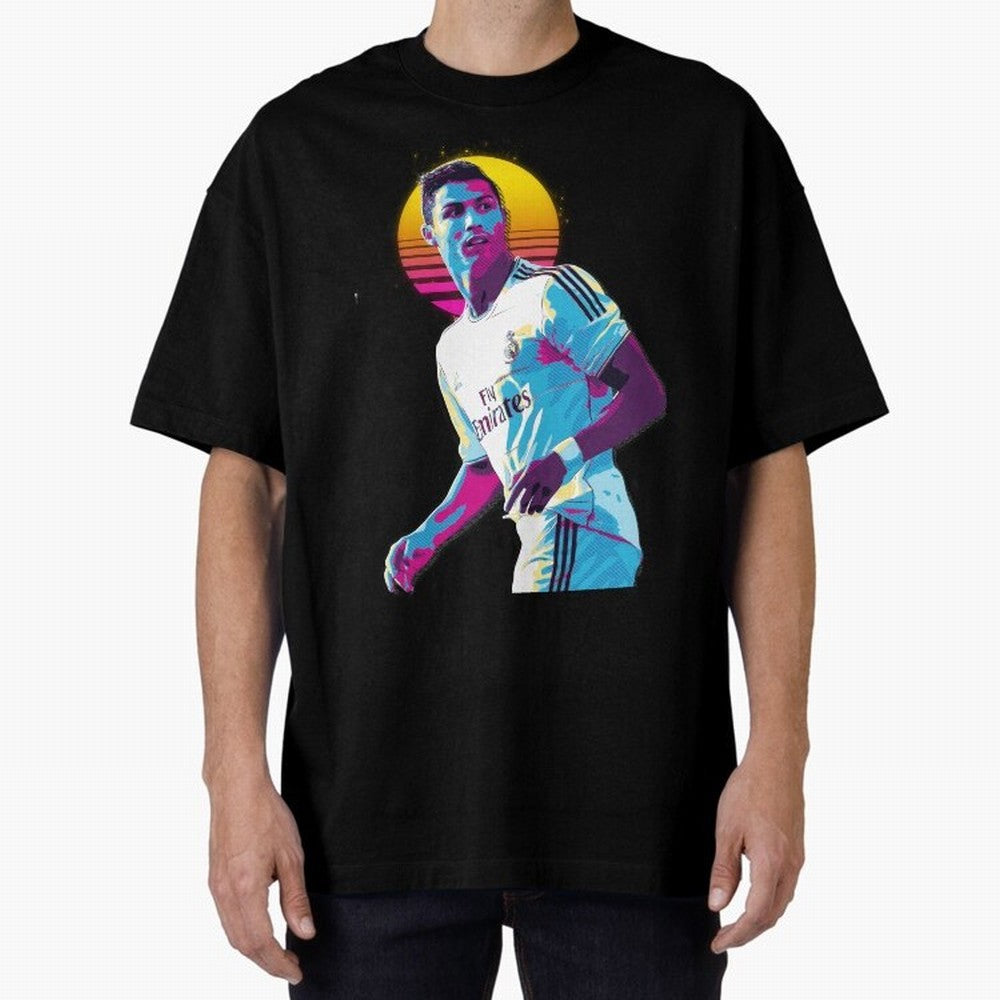 Christiano Ronaldo retro 2 Oversized T-Shirt Represent the Passion of FIFA World Cup 2026 USA Canada Mexico for Fans of CR7 and Argentina, Bringing Game Day Rituals, Football Legends, Country Pride and the Road to the Final; Created for Match Day