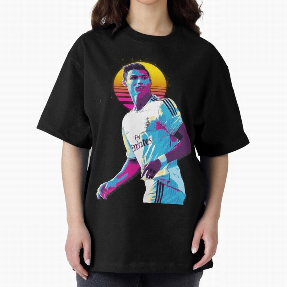 Christiano Ronaldo retro 2 Oversized T-Shirt Represent the Passion of FIFA World Cup 2026 USA Canada Mexico for Fans of CR7 and Argentina, Bringing Game Day Rituals, Football Legends, Country Pride and the Road to the Final; Created for Match Day