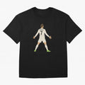 Cristiano Ronaldo Iconic Celebration Oversized T-Shirt Feel the Trophy Chase of FIFA World Cup 2026 Spirit, Centered on England, France and Netherlands, Cristiano Ronaldo, Supporter Pride, Iconic Celebrations, Legendary Names and Global Match Day