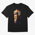 Cristiano Ronaldo & Neymar JR Wpap Art Oversized T-Shirt Stand Out with Spirit from FIFA World Cup 2026 with Cristiano Ronaldo, Haaland and CR7, France Energy, Retro Football Energy, Iconic Rivalries, Trophy Chase Drama and Stadium Atmosphere;