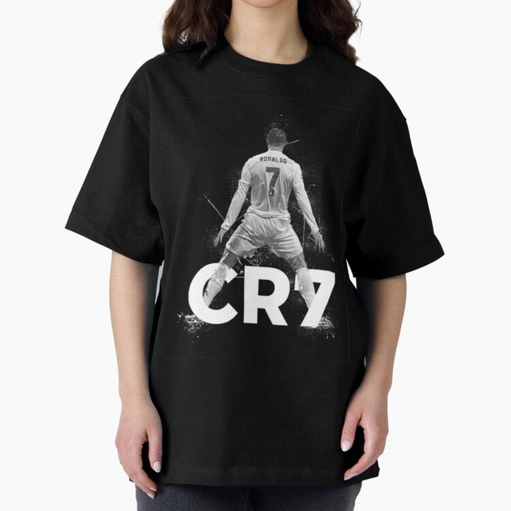 CR7 Oversized T-Shirt Build FIFA World Cup 2026 USA Canada Mexico for Fans of Neymar and Netherlands, Bringing Worldwide Fan Energy, Dramatic Goals, Stadium Lights and Championship Celebrations; Created for Match Day Parties, Soccer Gifts, Fan