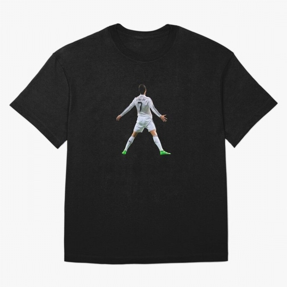 DESIGN CRISTIANO RONALDO CR7 STICKER Oversized T-Shirt Celebrate Global Passion for the FIFA World Cup 2026 Group Stage Journey through CR7 and Messi Highlights, Argentina, France and Brazil Pride, Vintage Soccer Flavor, Modern Football Stars,