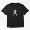 DESIGN CRISTIANO RONALDO CR7 STICKER Oversized T-Shirt Celebrate Global Passion for the FIFA World Cup 2026 Group Stage Journey through CR7 and Messi Highlights, Argentina, France and Brazil Pride, Vintage Soccer Flavor, Modern Football Stars,