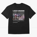 Leo Messi design Oversized T-Shirt Make Every Match About the FIFA World Cup 2026 Journey through Mbappe Highlights, France and Portugal Pride, Stadium Chants, National Pride, Trophy Dreams and Unforgettable Football Memories; Ideal for Fans Who