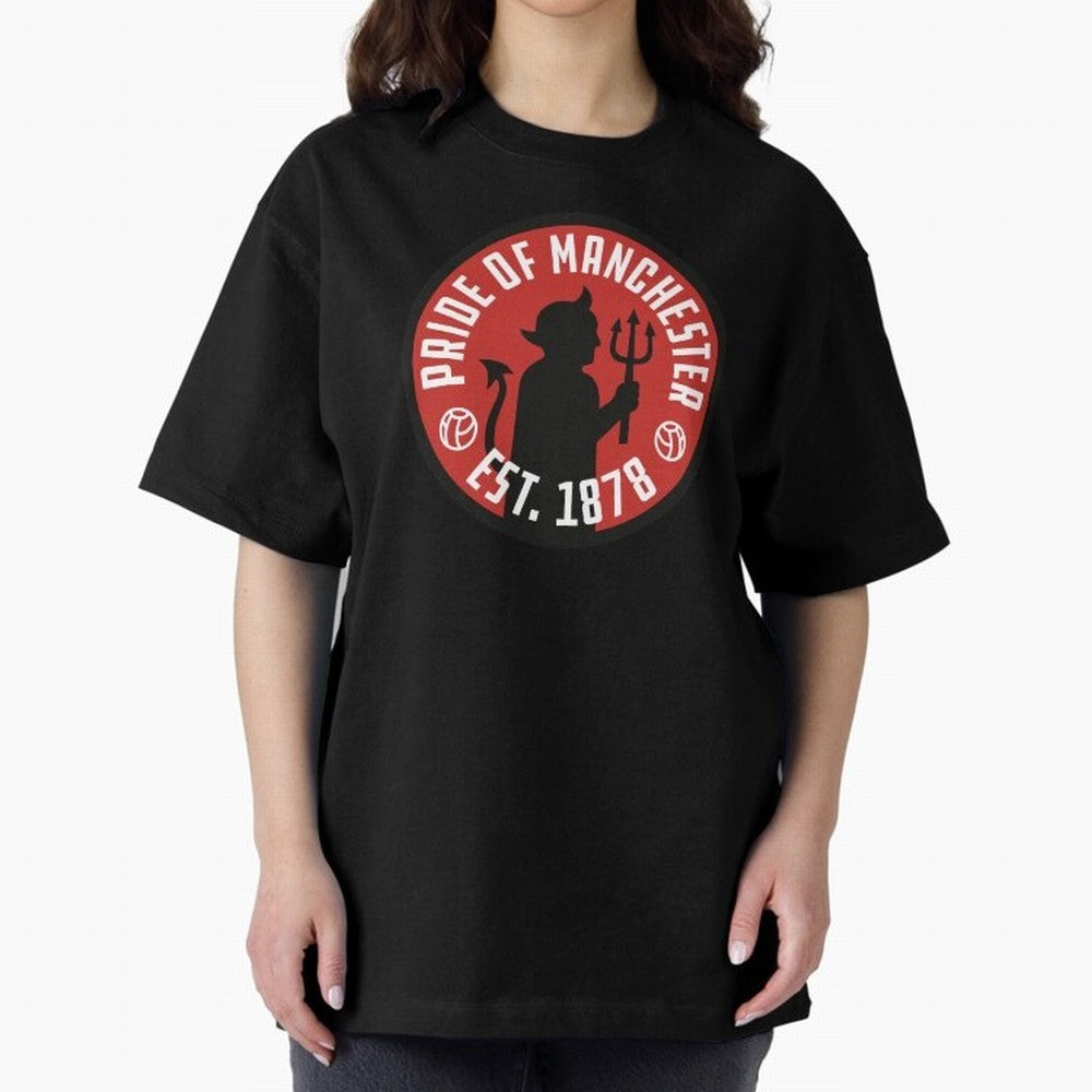 Pride of Manchester United Oversized T-Shirt Bring Legendary Rivalry Energy to FIFA World Cup 2026 USA Canada Mexico Featuring CR7 and Messi, England and Germany Energy, Goal Celebration Energy, Supporter Heritage, Football Icons and Worldwide