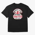 What's Life Without Manchester United Oversized T-Shirt Make Your Look Match FIFA World Cup 2026 Group Stage Spirit, Centered on Germany, Haaland and Mbappe, Retro Football Energy, Iconic Rivalries, Trophy Chase Drama and Stadium Atmosphere; Great