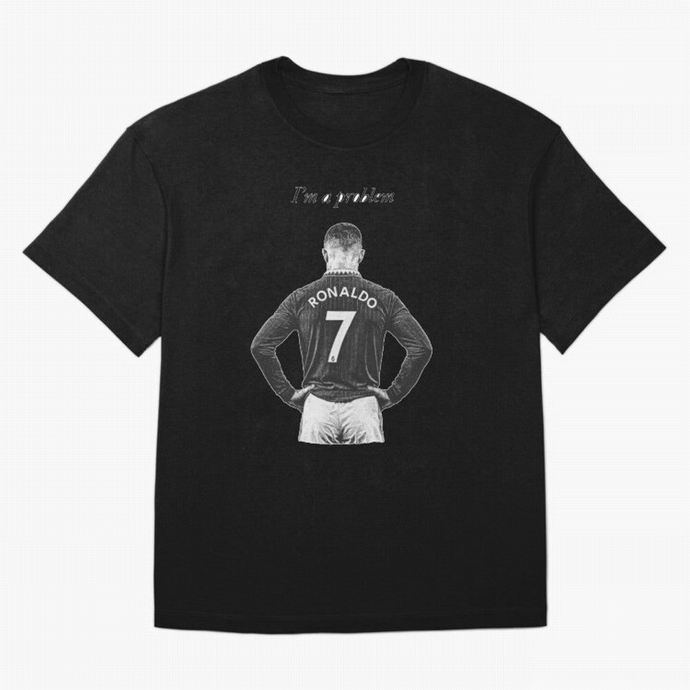 Ronaldo Problem Oversized T-Shirt Turn Up for Global Football Passion for FIFA World Cup 2026 Group Stage, Built around Neymar, Haaland and Cristiano Ronaldo, France and Portugal, Global Supporter Spirit, Legendary Goals, National Colors and