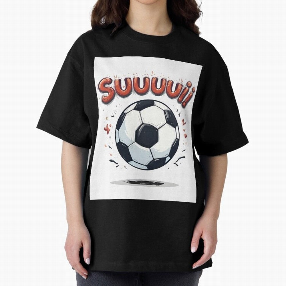 Suuuuii! CR7 Celebration Oversized T-Shirt Relive FIFA World Cup 2026 USA Canada Mexico for Fans of Messi and Germany, Bringing Fan Favorite Moments, National Team Passion, Big Match Drama and Soccer History; Perfect for People Who Love Argentina,