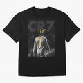 CR7 The Goat Poster Oversized T-Shirt Treasure Match Day Hype around FIFA World Cup 2026 USA Canada Mexico, Mbappe, Netherlands, Champion Mindset, Group Stage Buzz, Knockout Tension and Passionate Fan Culture; Made for Die Hard Supporters, Soccer