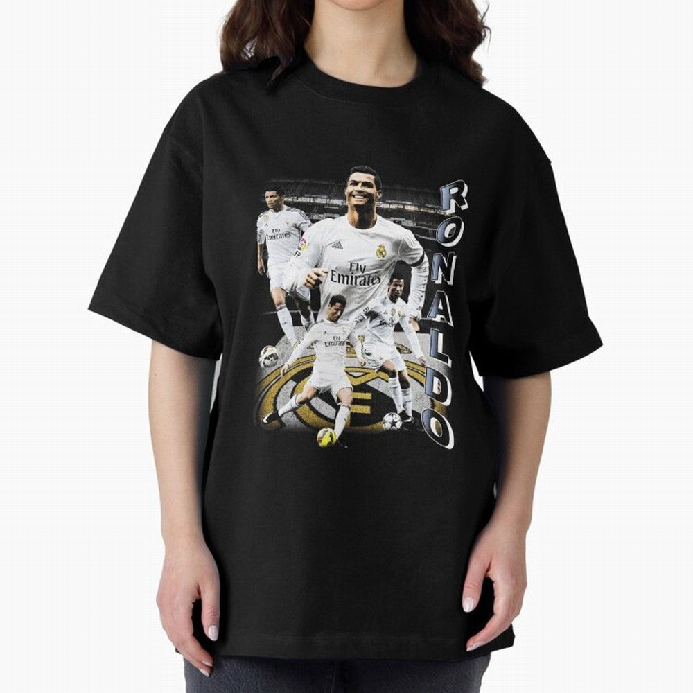 Cristiano Ronaldo Vintage Oversized T-Shirt Bring a Champion Mindset to the FIFA World Cup 2026 Group Stage Journey through CR7 Highlights, Portugal Pride, Football History, Final Match Energy, Crowd Noise and Once in a Lifetime Moments; Ideal for