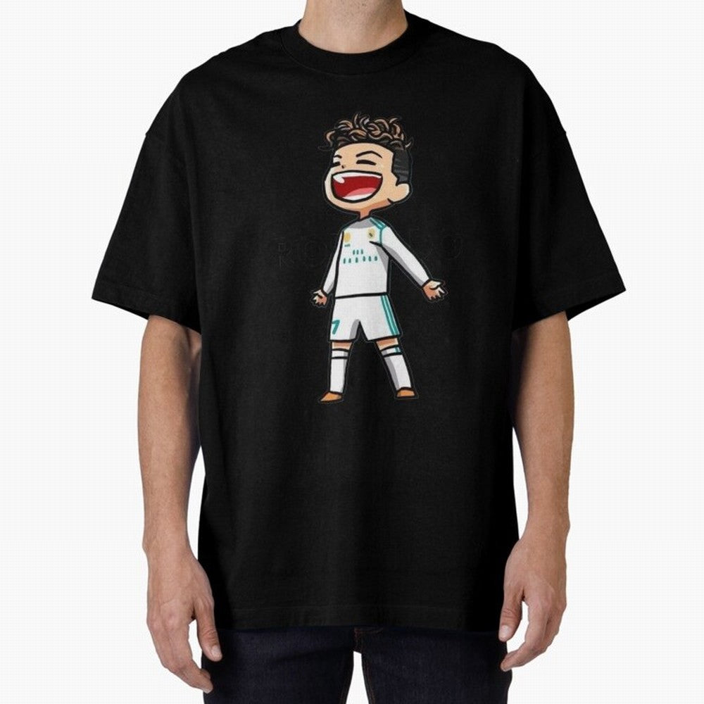 RONALDO Oversized T-Shirt Represent FIFA World Cup 2026 USA Canada Mexico Driven by Mbappe and Neymar, Spain Energy, Game Day Rituals, Football Legends, Country Pride and the Road to the Final; Ideal for Fans Who Follow Messi, Cristiano Ronaldo,