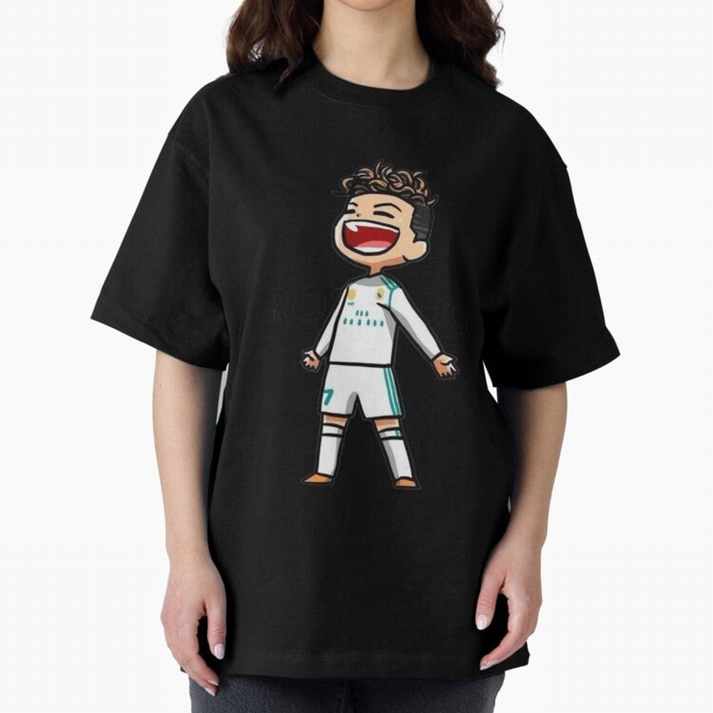 RONALDO Oversized T-Shirt Represent FIFA World Cup 2026 USA Canada Mexico Driven by Mbappe and Neymar, Spain Energy, Game Day Rituals, Football Legends, Country Pride and the Road to the Final; Ideal for Fans Who Follow Messi, Cristiano Ronaldo,