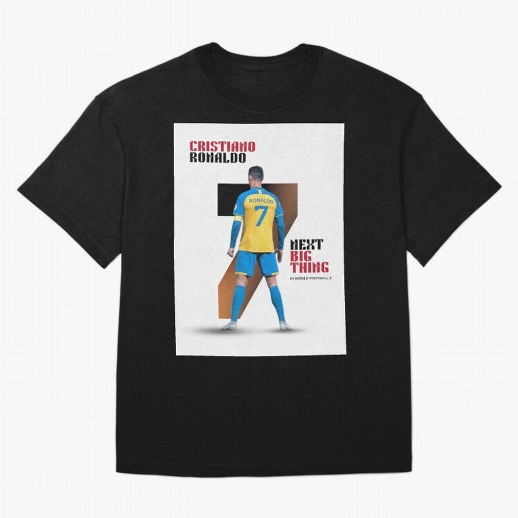 Cristiano Ronaldo Oversized T-Shirt Support Match Day Hype around FIFA World Cup 2026 USA Canada Mexico, Neymar, Haaland and Cristiano Ronaldo, Brazil, Portugal and Argentina, Worldwide Fan Energy, Dramatic Goals, Stadium Lights and Championship