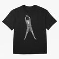 Cristiano Ronaldo Black and White Version Oversized T-Shirt Celebrate Global Passion for FIFA World Cup 2026 Spirit, with Netherlands, Haaland and Mbappe, Goal Celebration Energy, Supporter Heritage, Football Icons and Worldwide Tournament Joy;