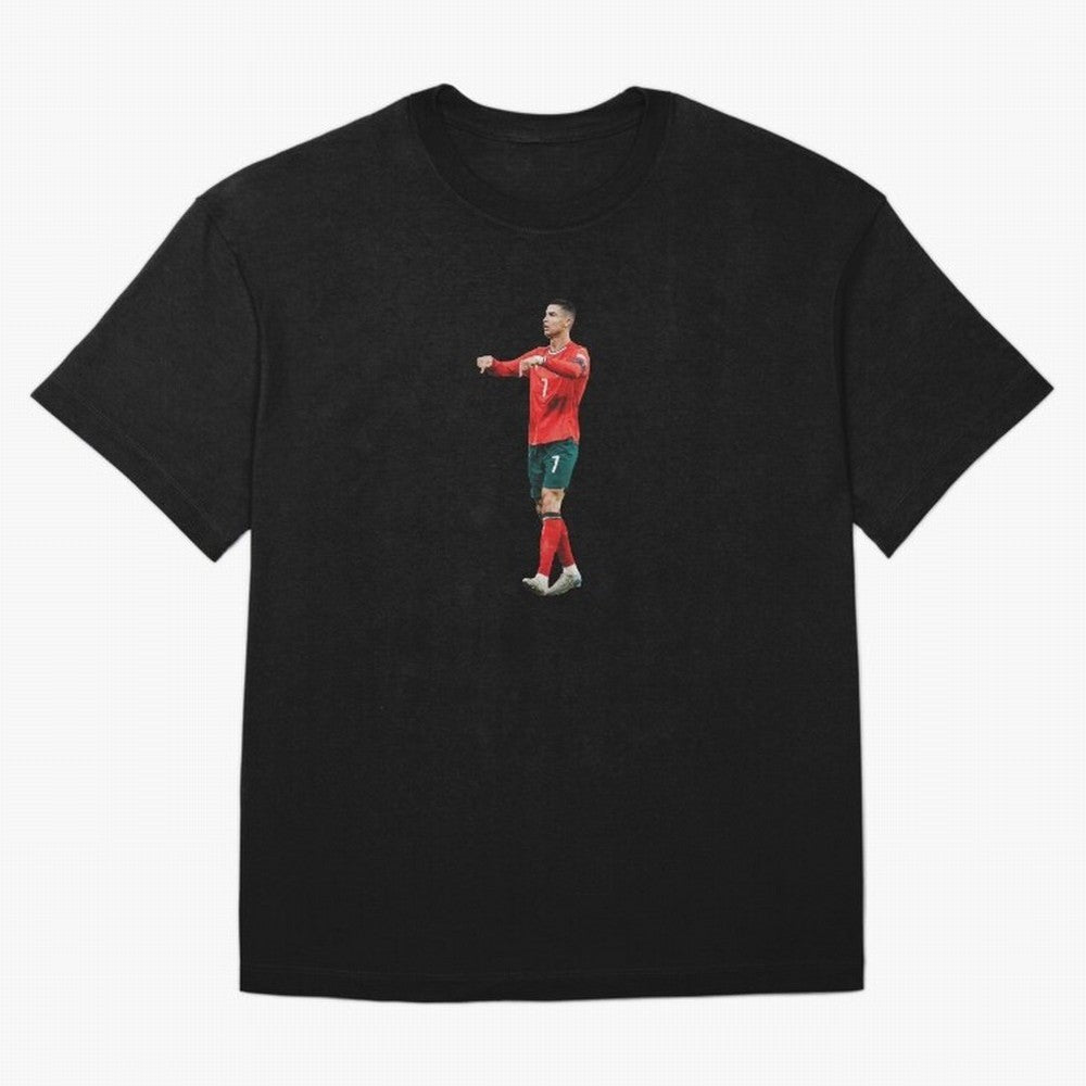 Cristiano Ronaldo siuuuuuu Oversized T-Shirt Build FIFA World Cup 2026 Group Stage Connected to CR7 and Messi, Brazil, Portugal and Argentina Energy, Worldwide Fan Energy, Dramatic Goals, Stadium Lights and Championship Celebrations; Ideal for
