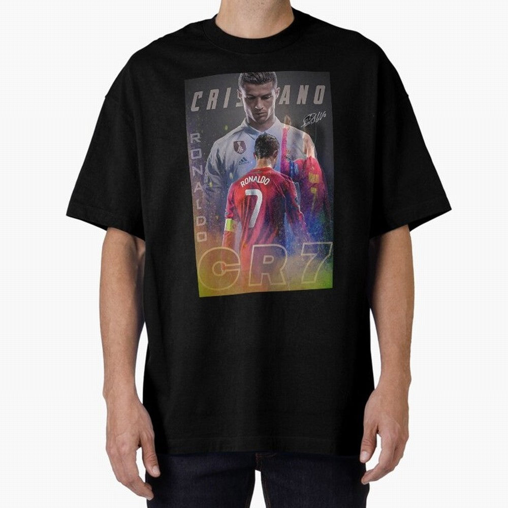 CR7 Oversized T-Shirt Share the Excitement of FIFA World Cup 2026 for Fans of CR7 and Messi and France, Bringing Global Supporter Spirit, Legendary Goals, National Colors and Tournament Celebration; Built for Supporters Chasing Trophy Dreams, Final
