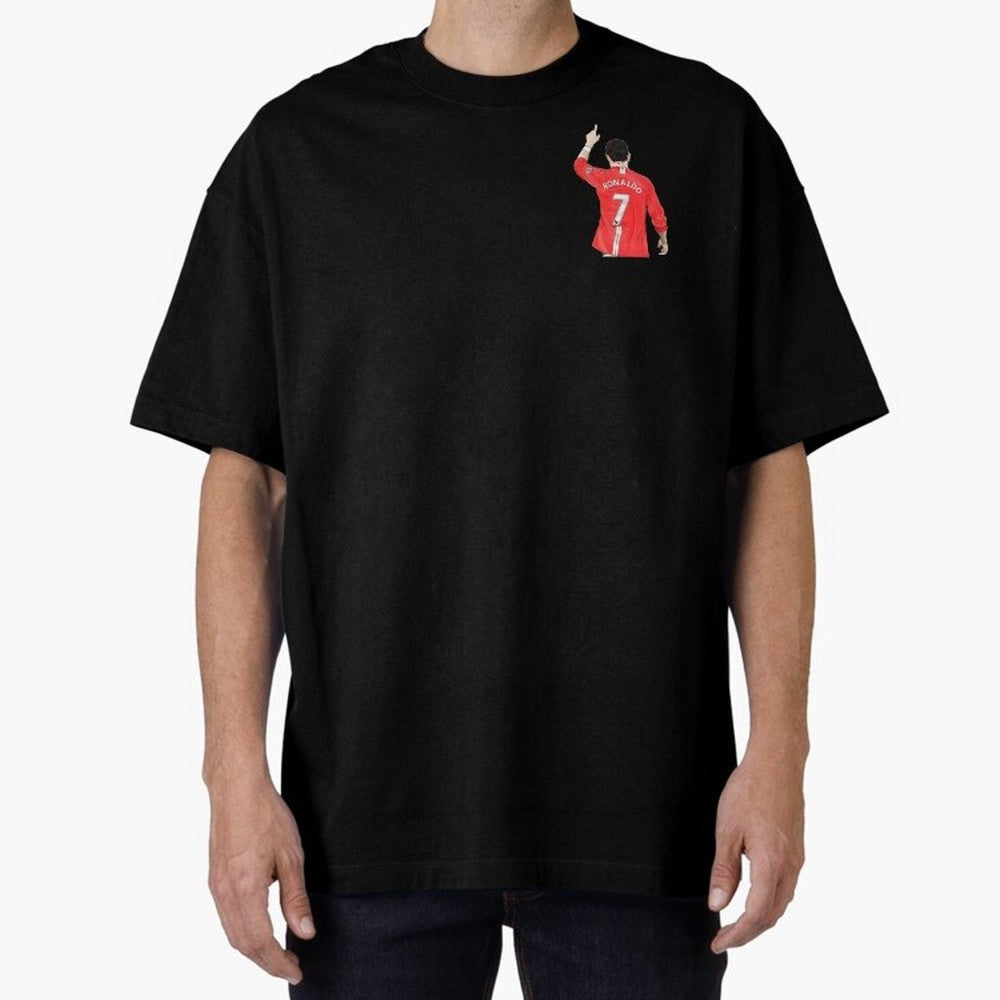Cristiano Ronaldo CR7 Oversized T-Shirt Feel the Trophy Chase of Global Football Passion for FIFA World Cup 2026 USA Canada Mexico, Inspired by Neymar, Brazil, Tournament Hype, Historic Matchups, Family Viewing Parties and Global Sports Pride; Made