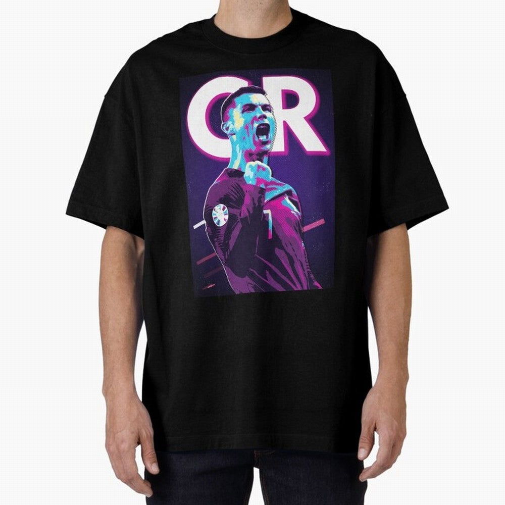 Ronaldo Oversized T-Shirt Feel the Trophy Chase of Global Football Passion for FIFA World Cup 2026 USA Canada Mexico, Driven by Cristiano Ronaldo, England and Germany, Supporter Pride, Iconic Celebrations, Legendary Names and Global Match Day