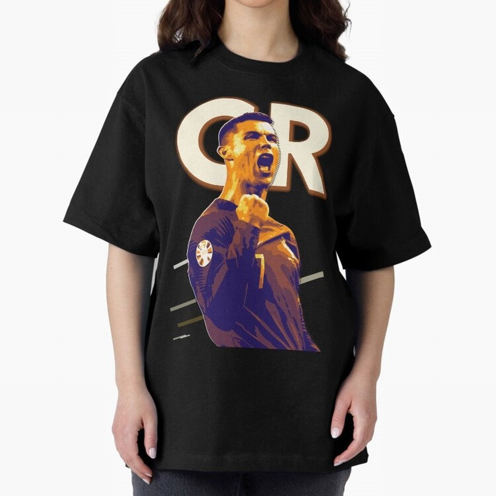 Cristiano Ronaldo Oversized T-Shirt Bring Match Day Fire to FIFA World Cup 2026 USA Canada Mexico Driven by Messi and Cristiano Ronaldo, Argentina Energy, Football History, Final Match Energy, Crowd Noise and Once in a Lifetime Moments; Built for
