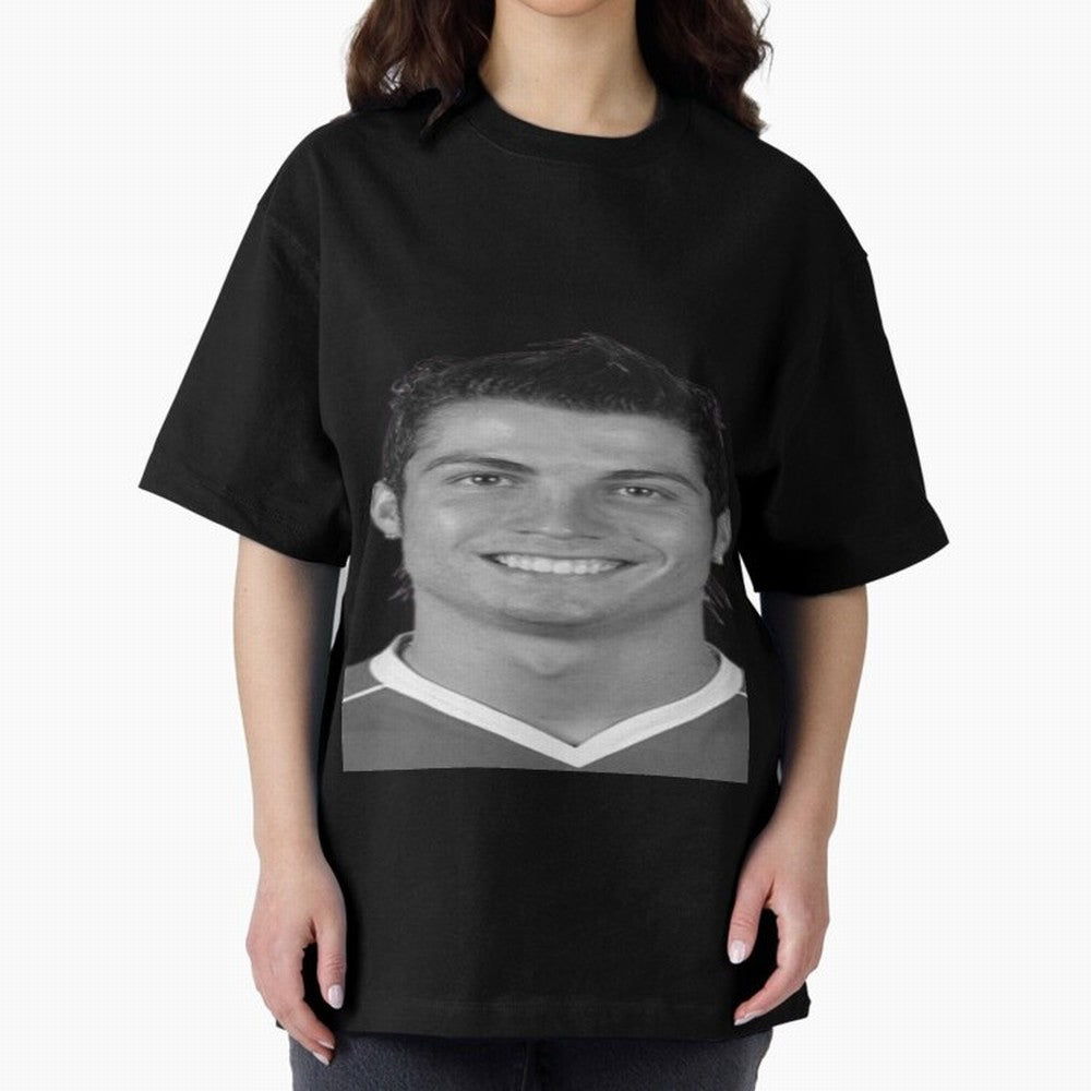 Cristiano Ronaldo Oversized T-Shirt Build FIFA World Cup 2026 USA Canada Mexico for Fans of Neymar and Netherlands, Bringing Worldwide Fan Energy, Dramatic Goals, Stadium Lights and Championship Celebrations; Created for Match Day Parties, Soccer