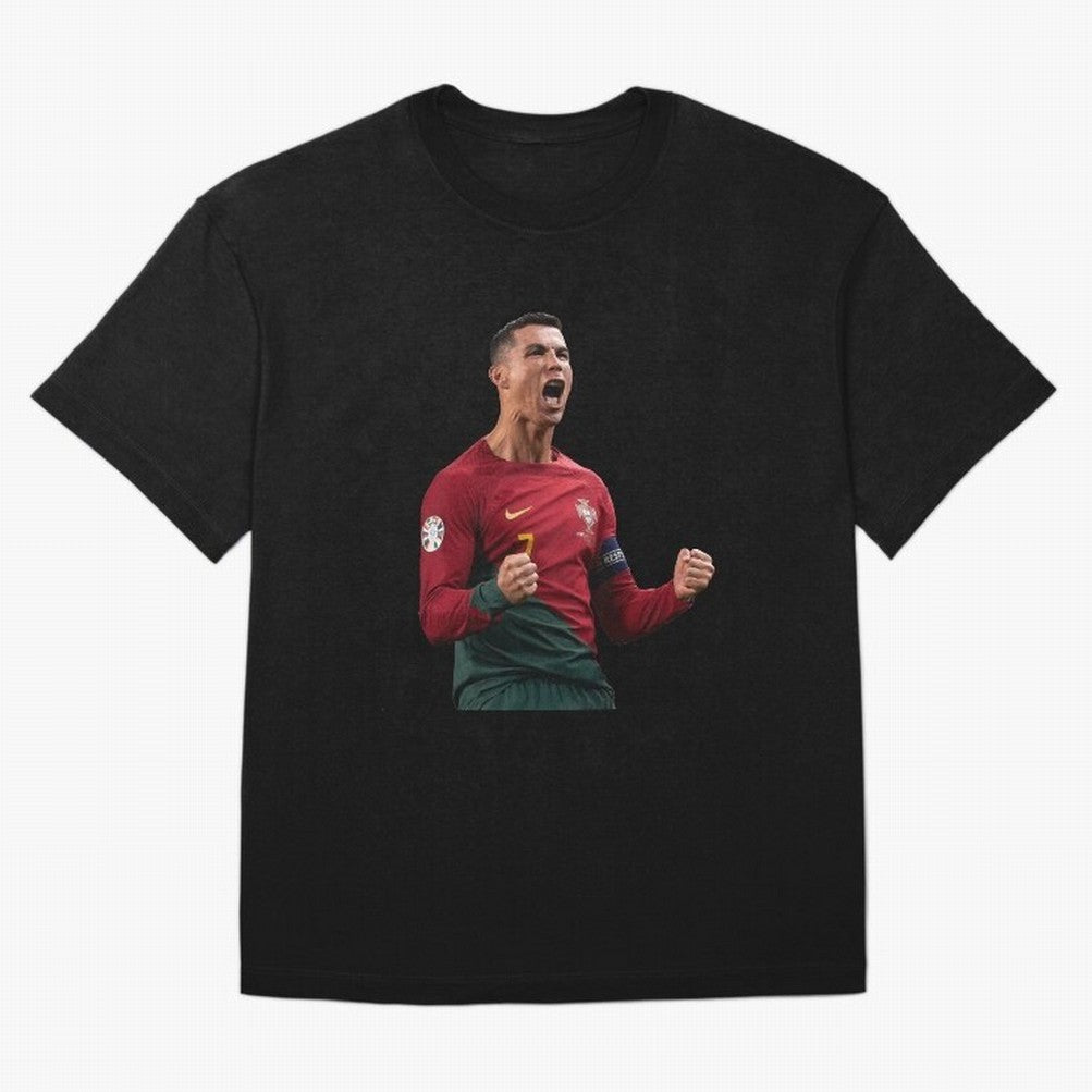 Cristiano Ronaldo T-Shirt Oversized T-Shirt Celebrate the FIFA World Cup 2026 USA Canada Mexico Journey through Messi, Neymar and Mbappe Highlights, Argentina, France and Brazil Pride, Fan Favorite Moments, National Team Passion, Big Match Drama